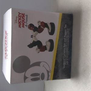 Brand new Mickey mouse salt and pepper shakers